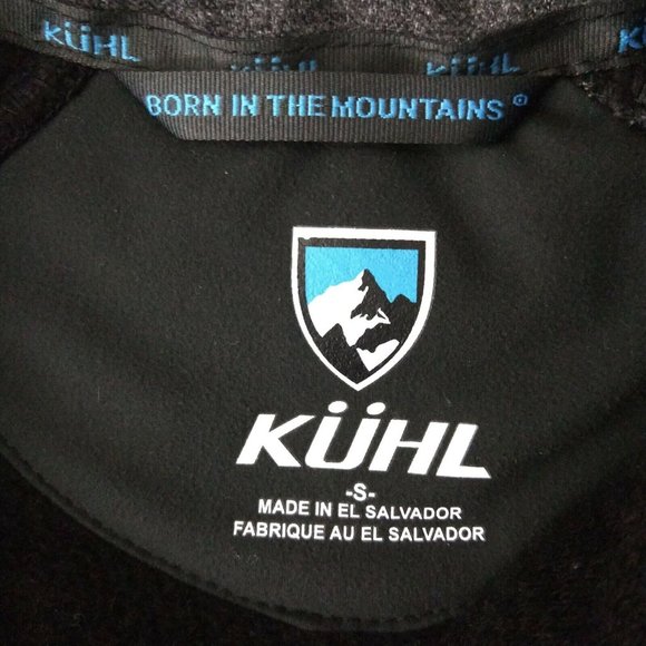 Kuhl Women’s Alfpaca Fleece Full Zip Jacket Black Gray Firestone Walker Size S - Picture 7 of 8